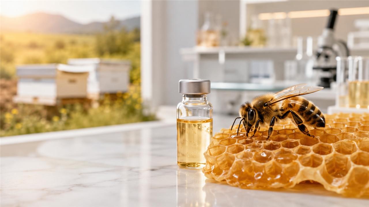 Pure bee venom extract with honeybee and quality-controlled natural ingredient sourcing
