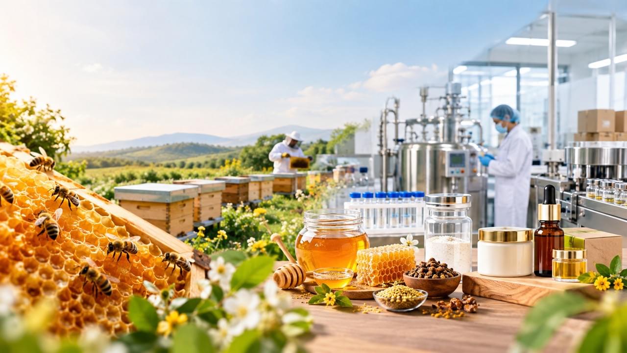 Bee product traceability from hive to quality-controlled bee products