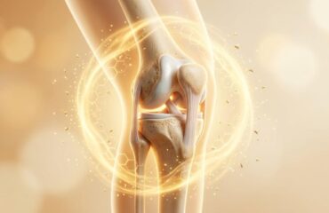 bee-venom-for-arthritis-cover Natural bee venom for arthritis relief illustration showing golden joint healing energy